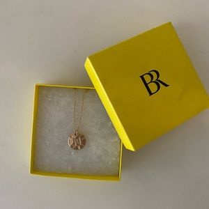Banana Republic Initial “N” Gold Necklace NWT
